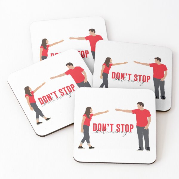 Item preview, Finn and Rachel - Don't Stop Believing designed and sold by gleespirit.