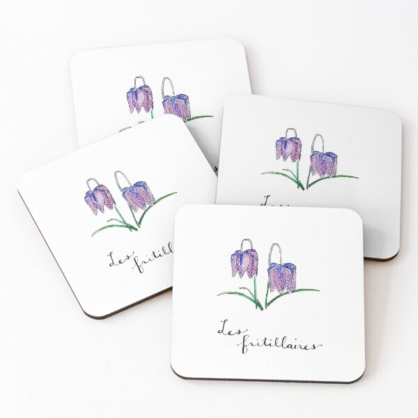 Item preview, Les fritillaires designed and sold by Emma Mildred Cowell.