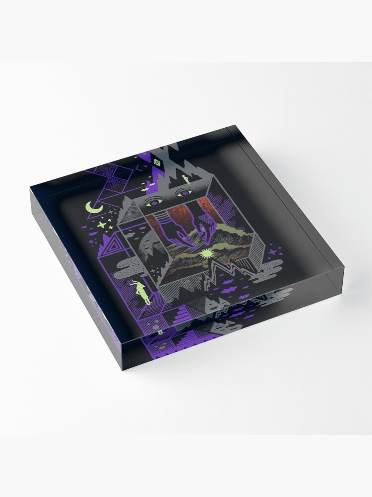 Alternate view of Fine within the confines Acrylic Block