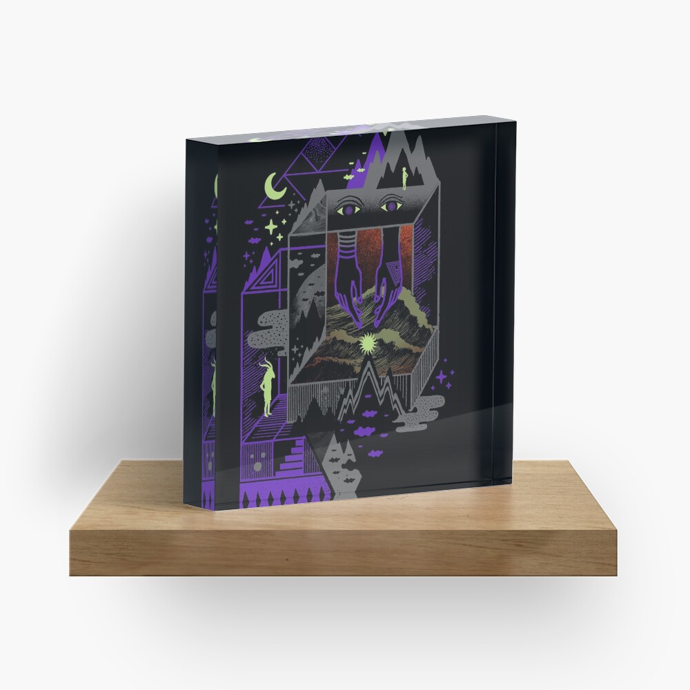 Fine within the confines Acrylic Block