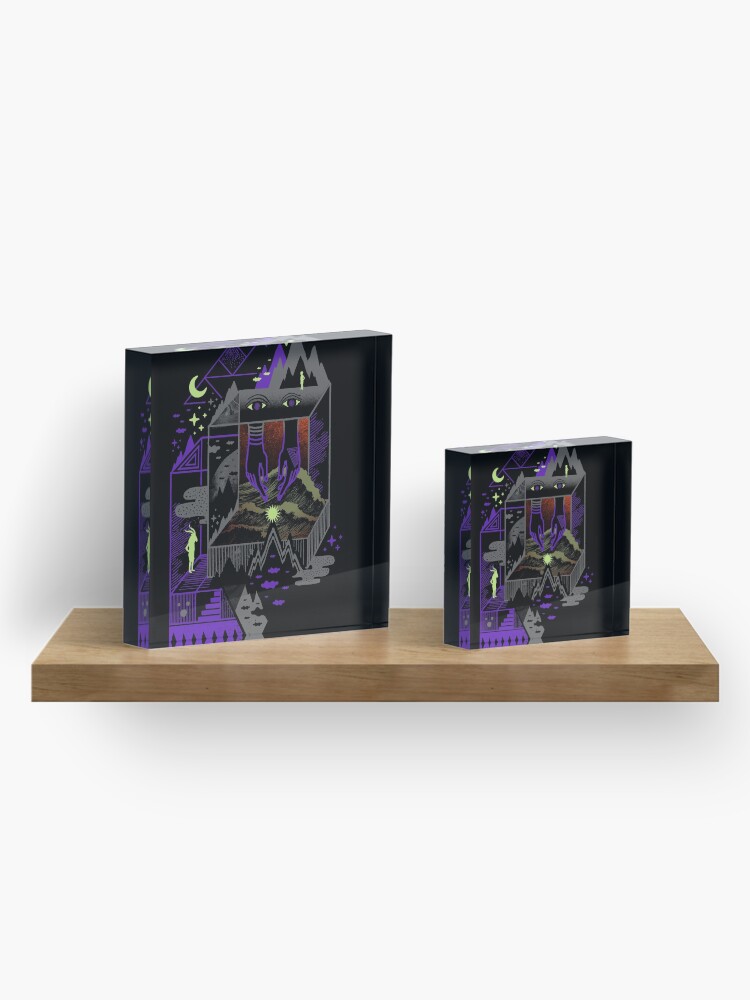 Alternate view of Fine within the confines Acrylic Block
