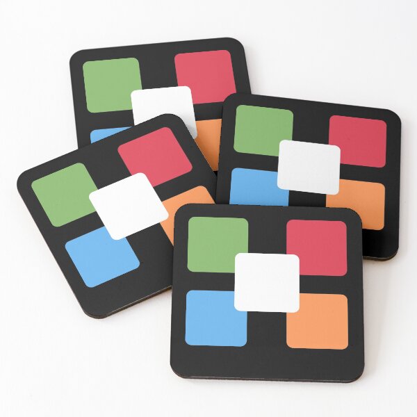 Item preview, original classic blue green red yellow squares design  designed and sold by AnujShah7.