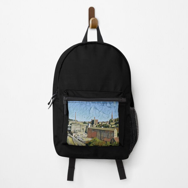 Item preview, Dean Clough Mills & Chimneys in Halifax, Calderdale, West Yorkshire, England, designed and sold by JACQUELINE MCKENZIE.