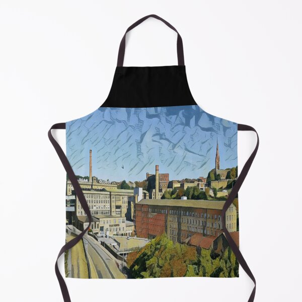 Item preview, Dean Clough Mills & Chimneys in Halifax, Calderdale, West Yorkshire, England, designed and sold by JACQUELINE MCKENZIE.