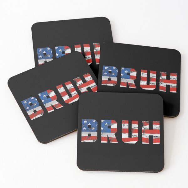 Item preview, Bruh Flag with American Flag Texture designed and sold by kamilu.