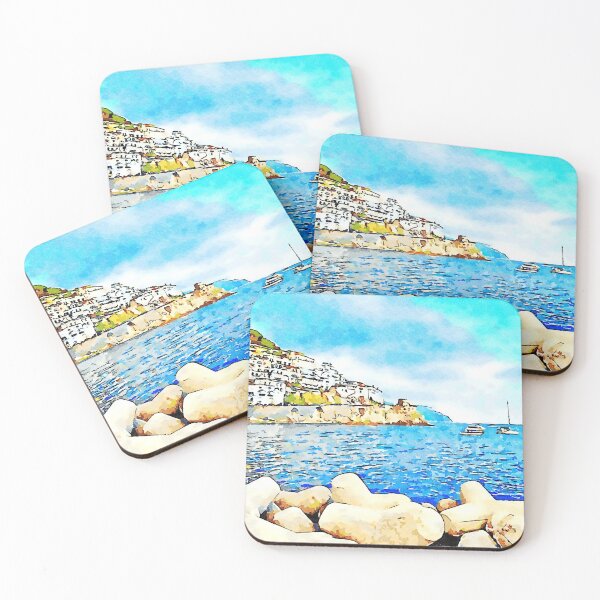 Item preview, Amalfi: seascape with boats designed and sold by Giuseppe Cocco.
