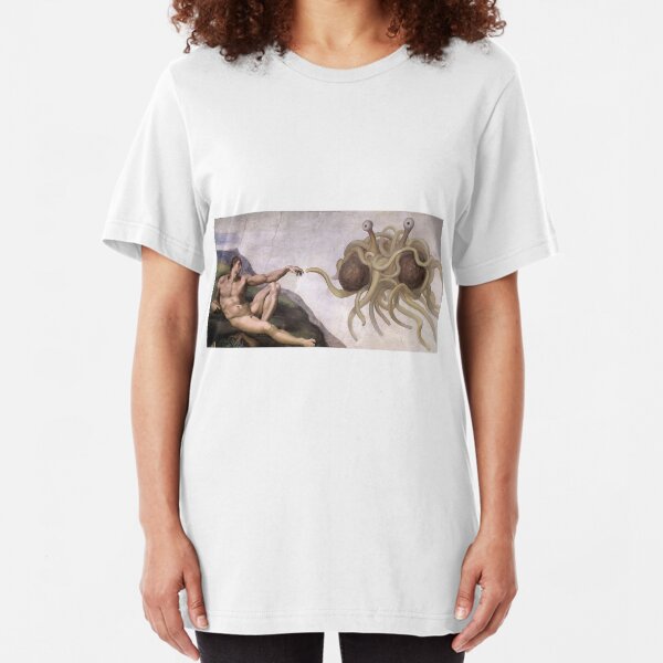 Flying Spaghetti Monster Slim Fit T-Shirt