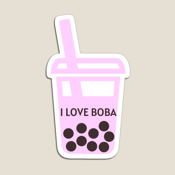 Item preview, I Love Boba (Pink) designed and sold by STAR10008.