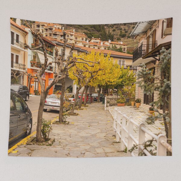 Item preview, Sidewalk of Arachova designed and sold by KensLensDesigns.