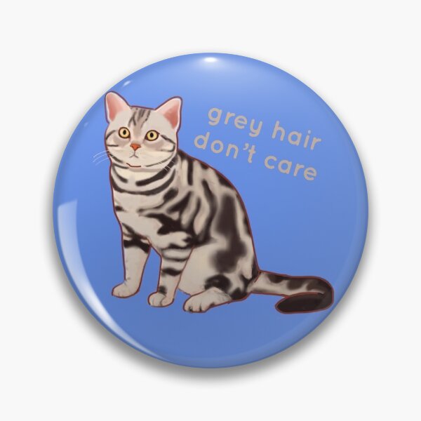Item preview, Grey hair don’t care designed and sold by missrosecreates.