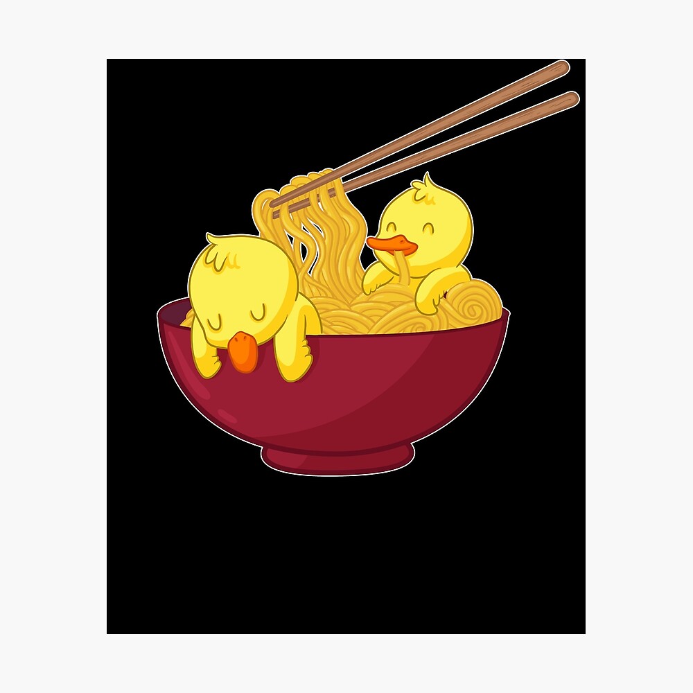 Yellow Duck Chibi Ramen Pho Noodle Bowl Yellow Duck Chibi Ramen Pho Noodle Bowl