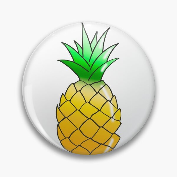 Item preview, pineapple fruit sticker designed and sold by lavendrdzigns.