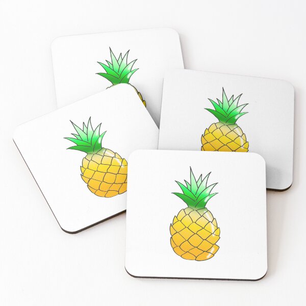 Item preview, pineapple fruit sticker  designed and sold by lavendrdzigns.