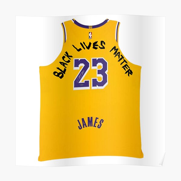 LeBron James Statement Jersey Poster for Sale by designsheaven