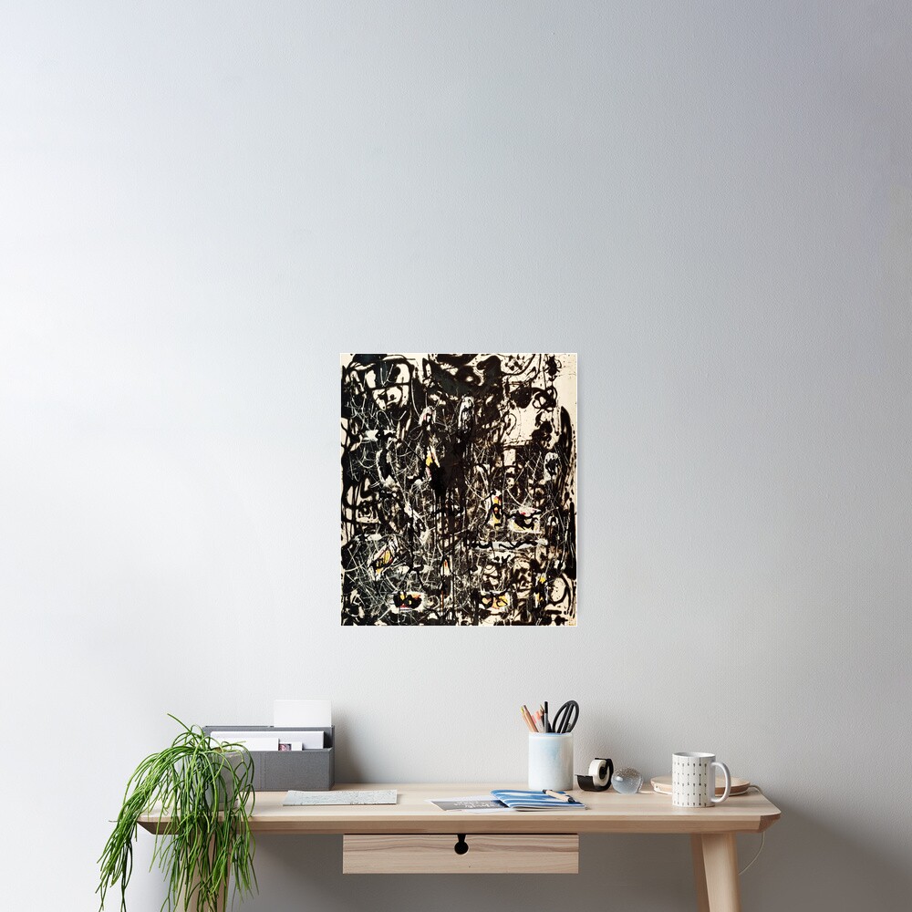 "Yellow IslandsJackson Pollock" Poster for Sale by LexBauer Redbubble