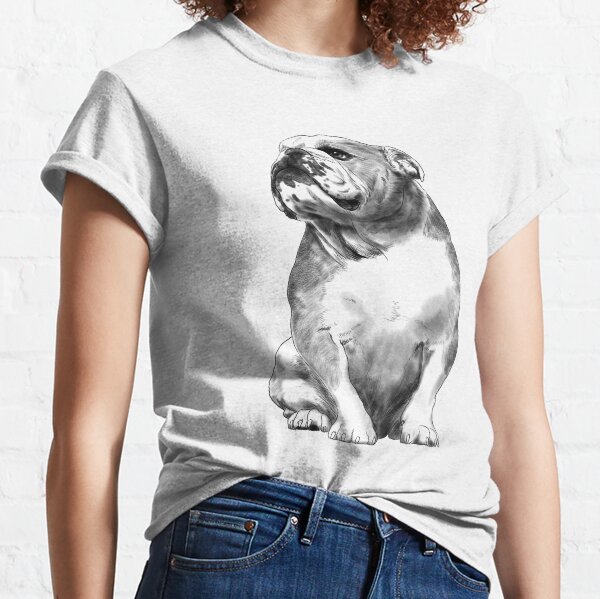 Item preview, Sitting English Bulldog Dog designed and sold by alwe-designs.