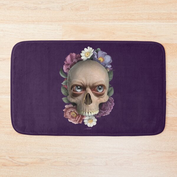 Item preview, eyed skull with flowers 01a designed and sold by Radu-Gabriel.