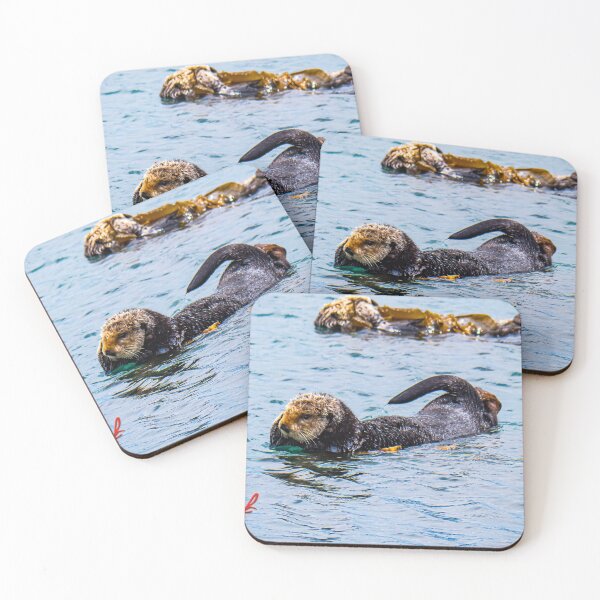 Item preview, Sea Otters at Morrow Bay Image by Rich AMeN Gill designed and sold by RichAMeNGill.