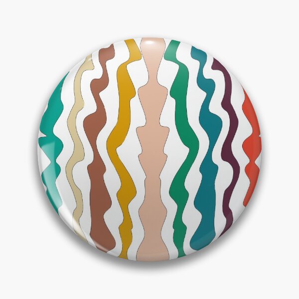 Item preview, wavy 80s inspired art print designed and sold by lavendrdzigns.