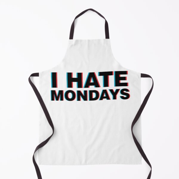 Item preview, I Hate Mondays Funny Anaglyph 3D designed and sold by DESPERATEANDY.