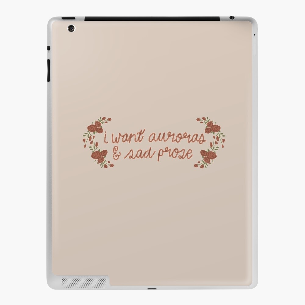 I want to watch wisteria grow right over my bare feet / Taylor Swift  Folklore iPad Case & Skin for Sale by katekiely