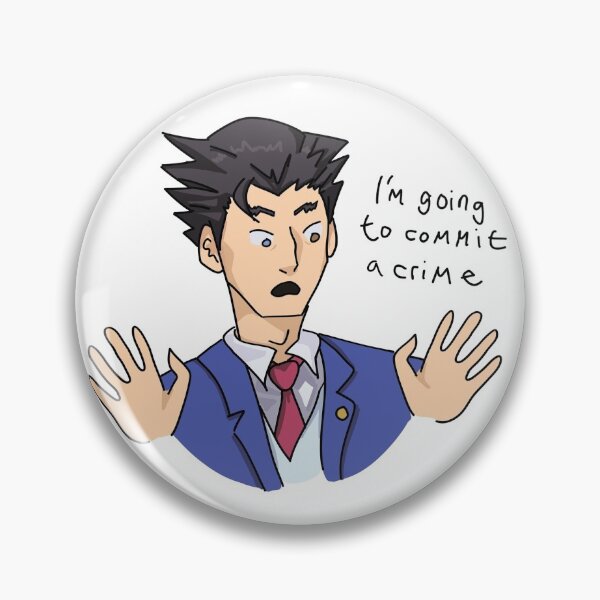 Item preview, Phoenix Wright Commits Crimes designed and sold by Lennon Hauke.