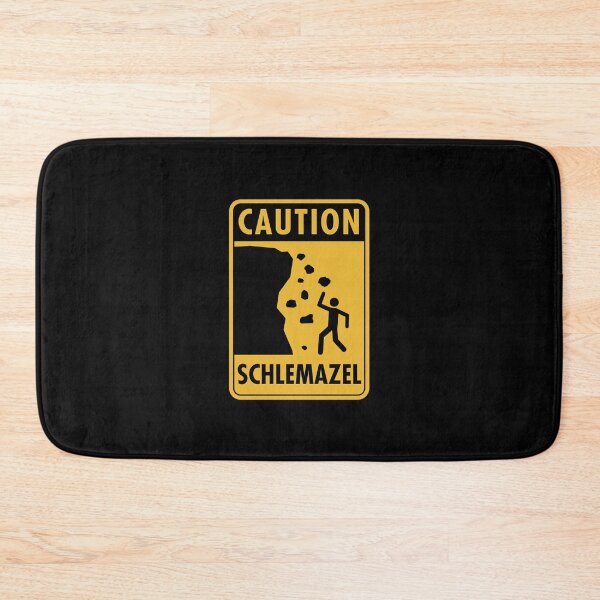 Item preview, Jewish Humor Caution Schlemazel Hanukkah Holiday Gift Sign designed and sold by twHistory.