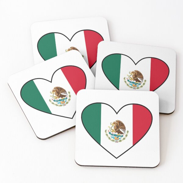 Item preview, Mexico Flag. Mexico Love Heart Flag. Mexican Gifts. Bandera de México. designed and sold by GraceTee.