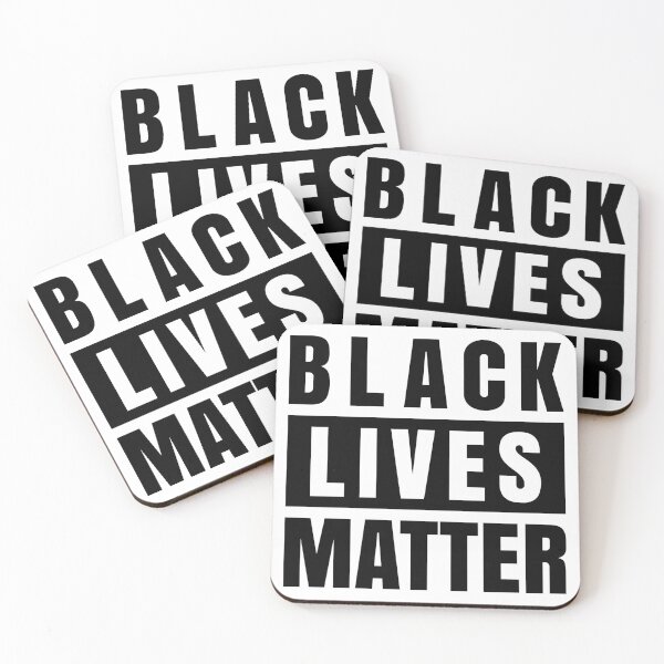 Item preview, BLACK LIVES MATTER Black Logo 2 designed and sold by danstel.