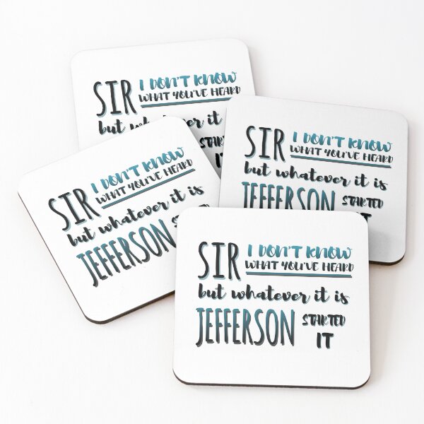 Item preview, Jefferson started it designed and sold by inkandmadness.
