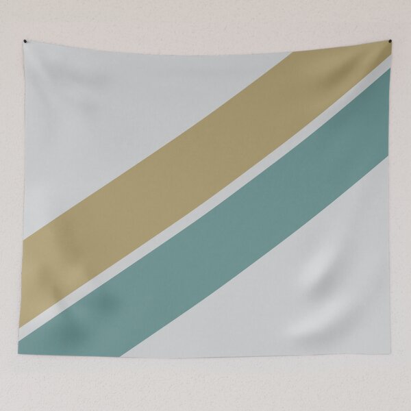 Item preview, Gold & Teal Stripes designed and sold by TheOrangeCactus.