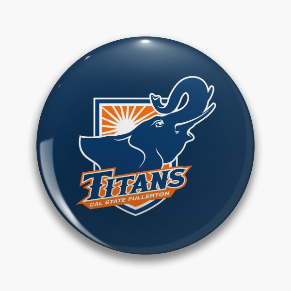 Cal State Fullerton Titans Vintage Embroidered Iron On Patch 3" x 2" RARE 