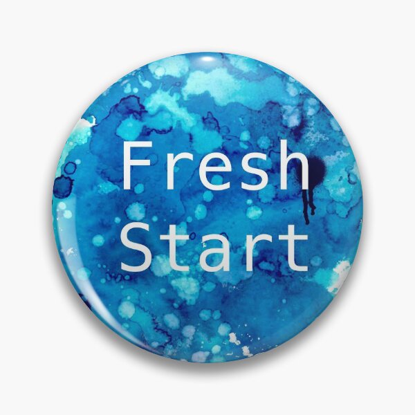Item preview, Fresh start on blue watercolor background  designed and sold by Bonheurem.