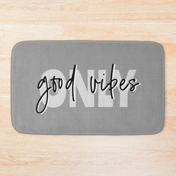 Item preview, Good Vibes Only | Vintage Inspired | Grey/Gray |  designed and sold by Aryeh Studio.