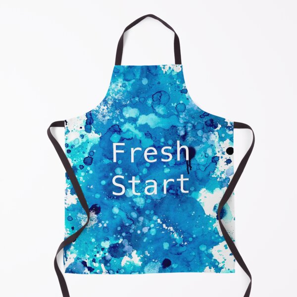 Item preview, Fresh start on blue watercolor background  designed and sold by Bonheurem.
