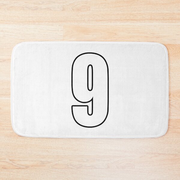 Item preview, Number 9 number nine - football sport shirt number designed and sold by GeogDesigns.