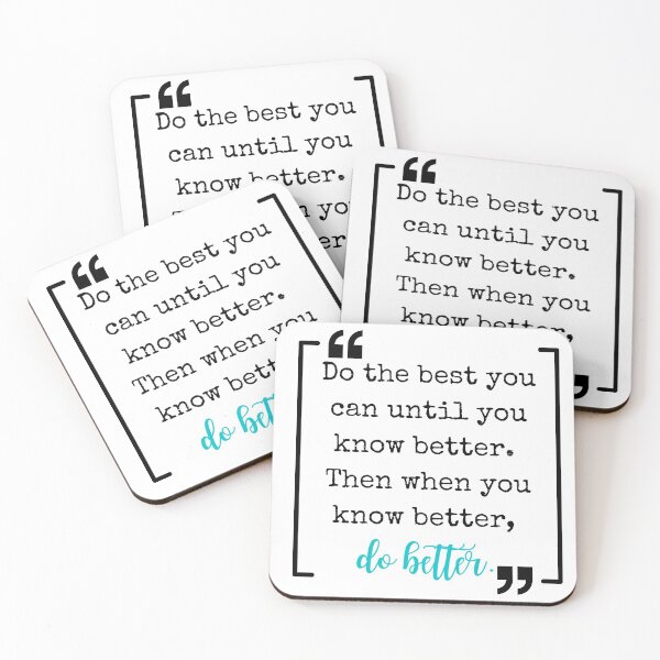 Item preview, When you know better, do better designed and sold by bcbayay designs.