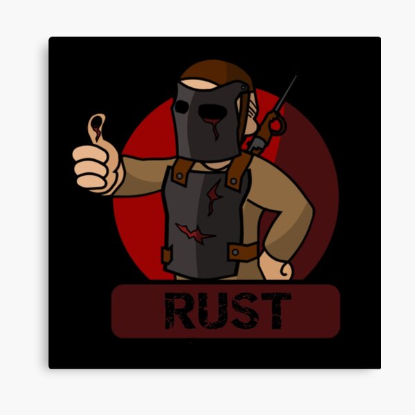 Rust Game Canvas Prints Redbubble