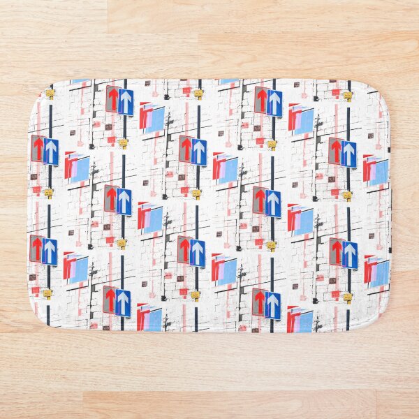 Item preview, One Way Sign Glitch (Red) designed and sold by abigabhall.