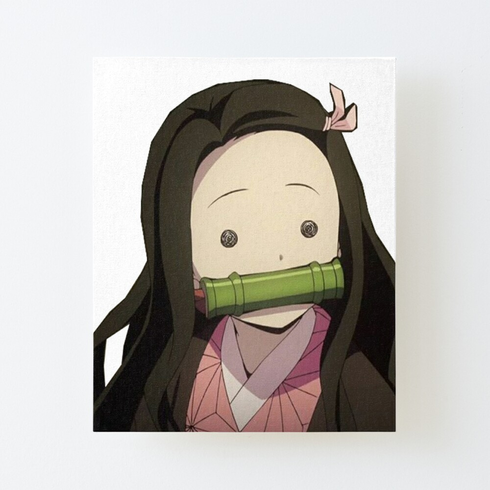 Nezuko Kamado Cute Design Art Board Print By Sad Square Redbubble