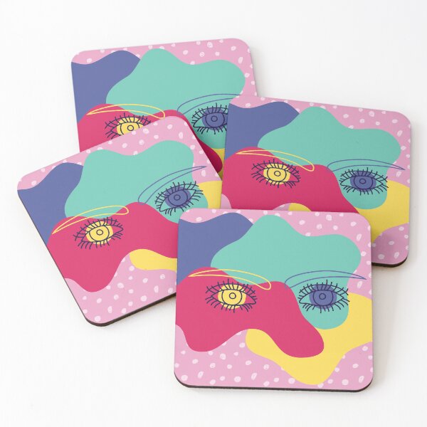 Item preview, Eyes on pink background designed and sold by Snailspiration.