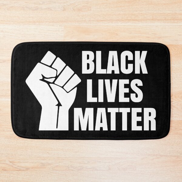 Item preview, BLACK LIVES MATTER Fist Logo White 1 designed and sold by danstel.