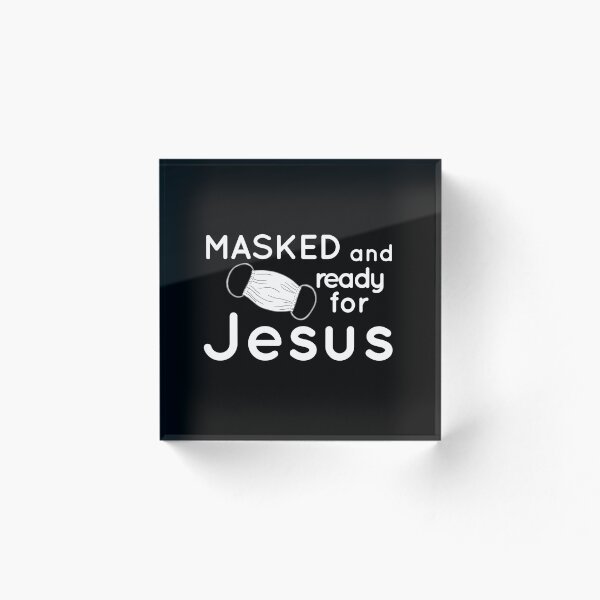 Item preview, Masked and Ready for Jesus Funny Christian Gift Idea designed and sold by TCCPublishing.
