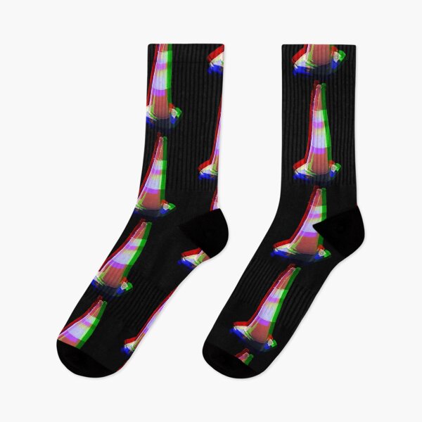 Item preview, Traffic Cone Glitch (Multicoloured) designed and sold by abigabhall.
