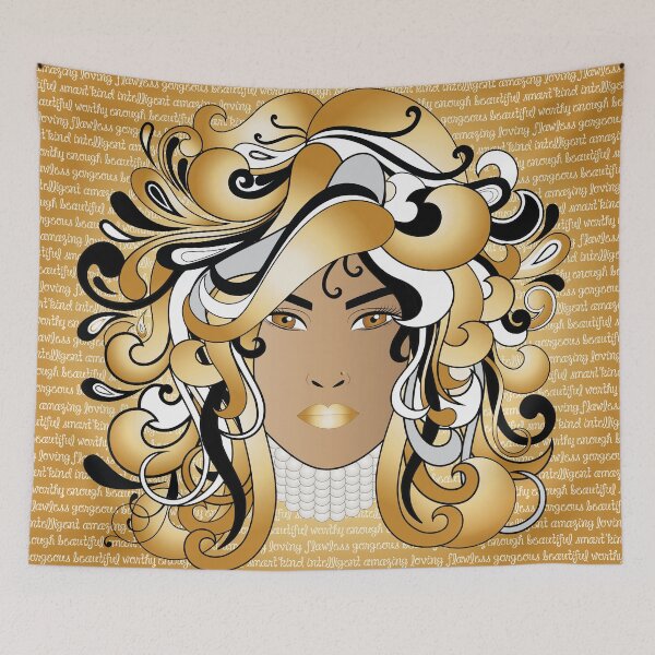 Artikelvorschau, Dame in Gold entworfen und verkauft von TwinPowerTammy.
