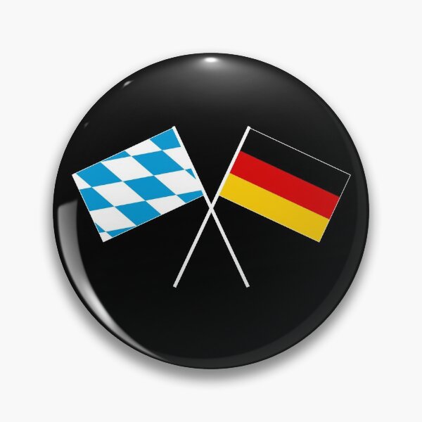 Item preview, Bayern Bavaria Germany crossed flag flag designed and sold by GeogDesigns.