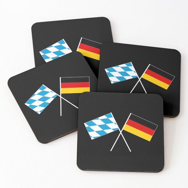 Aperçu de l'œuvre Bayern Bavière Allemagne drapeau croisé drapeau créée et vendue par GeogDesigns.