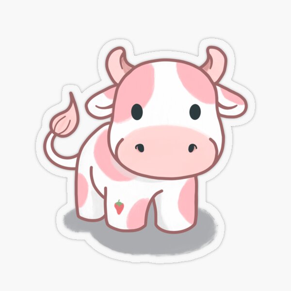 Strawberry Cow Pack Art Board Print for Sale by ameliiagrace