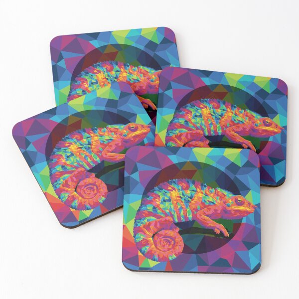 Item preview, Geo Chameleon Rainbow designed and sold by polliadesign.