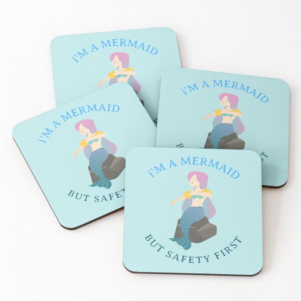 Item preview, I'm a Mermaid but Safety First- Mermaid with floaters designed and sold by EvaWolf.